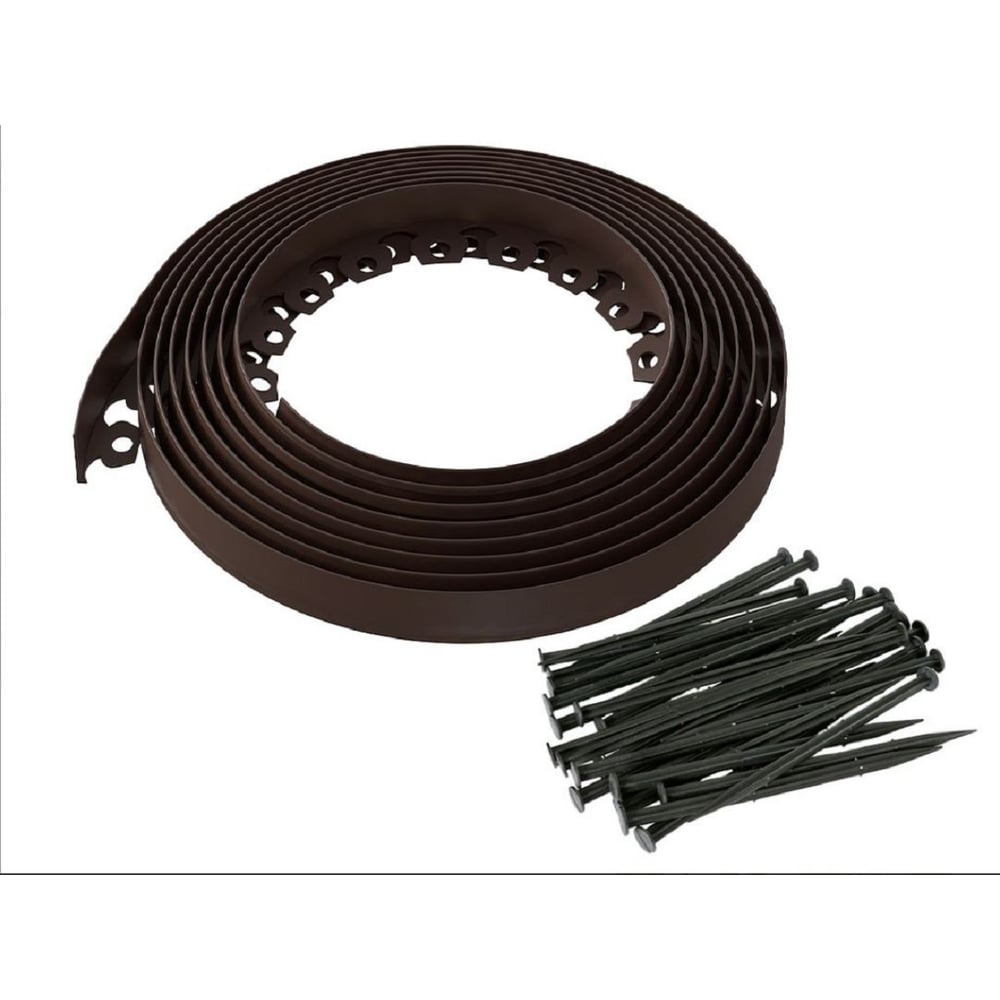 Садовый пластиковый бордюр ГеоПластБорд Манго GPBG38.10.30.Br