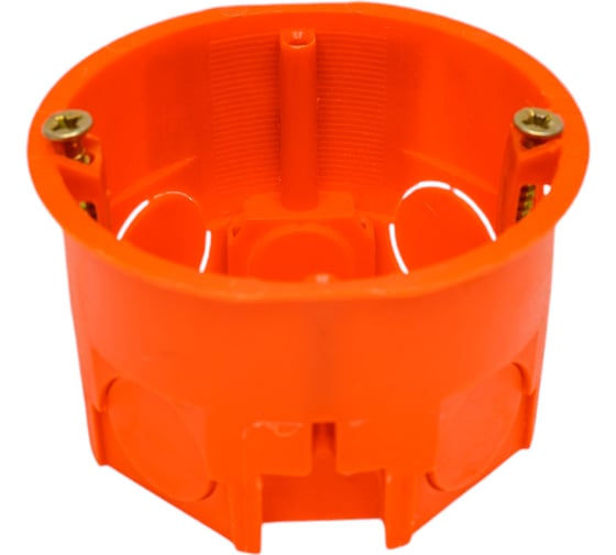 Изображение товара Монтажная коробка BYLECTRICA при скрытой разводке евростандарт для гипсокартона, диаметр 74x71x51 мм КЕ-232