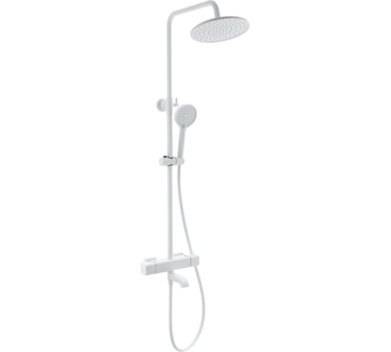 Изображение товара Душевая система с термостатом Wonzon & Woghand Белый матовый WW-A3007-T1-MW