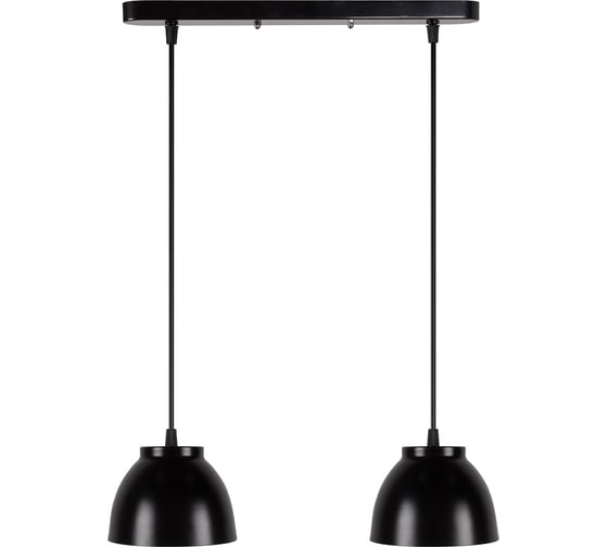 Изображение товара Светильник декоративный подвесной Apeyron 2хЕ27, мах 40Вт, 415х700х13мм, IP20, металл, чёрный, крепление планка, без лампы 16-63