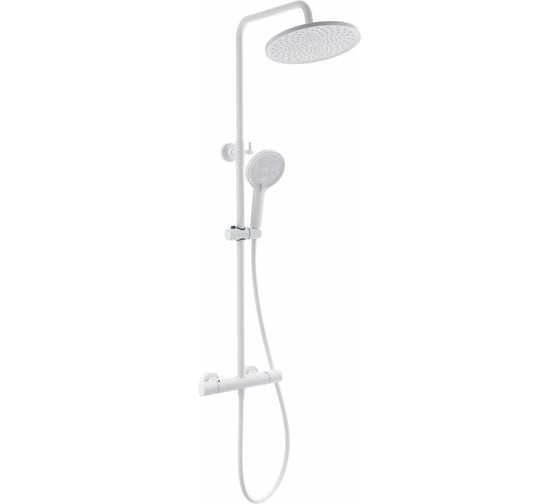 Изображение товара Душевая система с термостатом Wonzon & Woghand Белый матовый WW-B3013-T1-MW