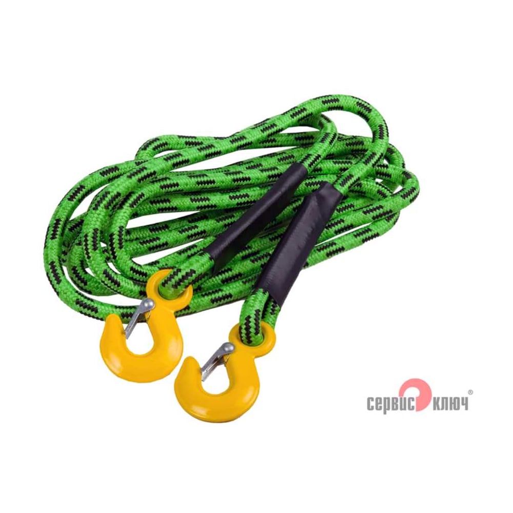 Изображение товара Альпинистский трос СЕРВИС КЛЮЧ 6 тонн 5м сверхусиленный диаметр 85 мм