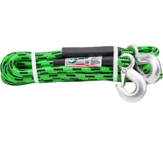 Изображение товара Альпинистский трос СЕРВИС КЛЮЧ 6 т, в пакете, супер усиленный, диаметр 85 мм 19016