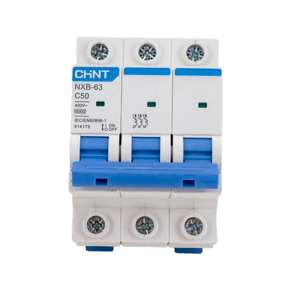 Автоматический выключатель CHINT выключатель автоматический модульный 2п c 16а 10ка nb1 63h r chint 179826