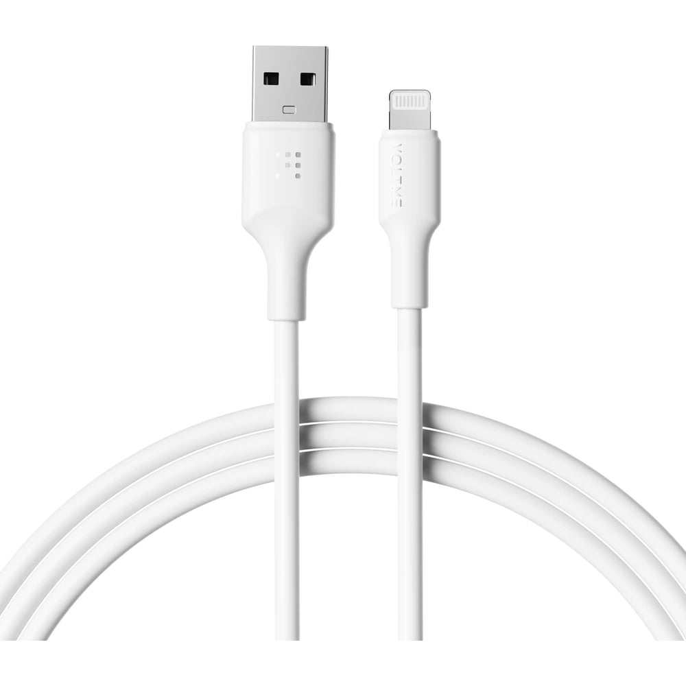 Изображение товара Кабель VOLTME USB2.0 Powerlink EDC ATL Lightning USB-A 2М Белый