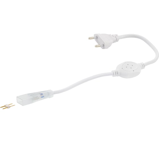 Изображение товара Шнур питания для одноцветного двустороннего светодиодного неона Apeyron 8х16мм 03-118