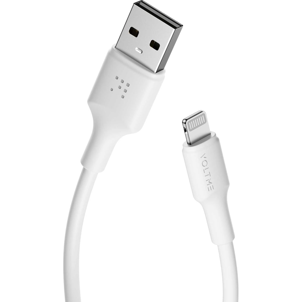 Изображение товара Кабель VOLTME USB2.0 Powerlink EDC ATL Lightning - USB-A 1.2м белый