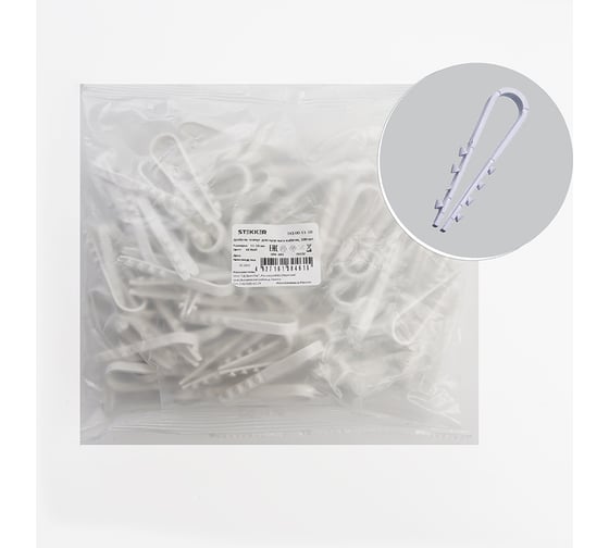Изображение товара Дюбель-хомут STEKKER DCL00-11-18 100 шт 39332