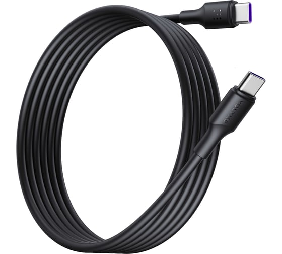 Изображение товара Кабель VOLTME USB2.0 Powerlink EDC CTC 5A, 100W USB-С - USB-C 3.0M Черный C2282