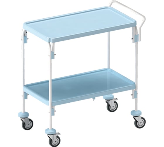 Изображение товара Тележка внутрибольничная для перевозки медикаментов, перевязочных материалов и других медицинских изделий дезар ТБ-01-«КРОНТ» по ТУ 9451-006-11769436-2003 в варианте исполнения 60575