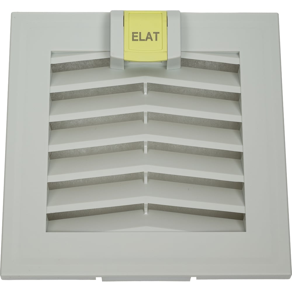 Изображение товара Решетка вентиляционная ELAT с фильтром 120x120 мм (92x92 мм), IP54 G4