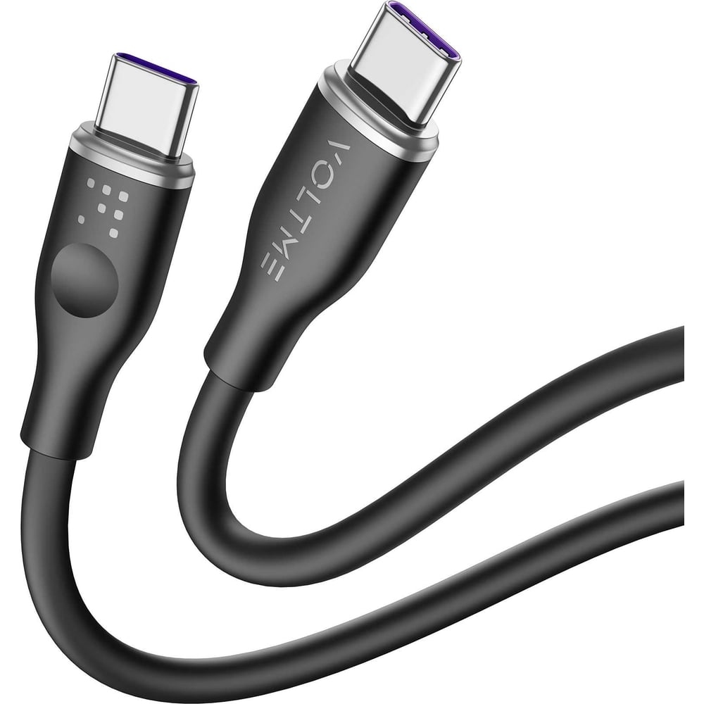 Изображение товара Кабель VOLTME USB2.0 Powerlink Moss CTC 5A, 1.0M, черный