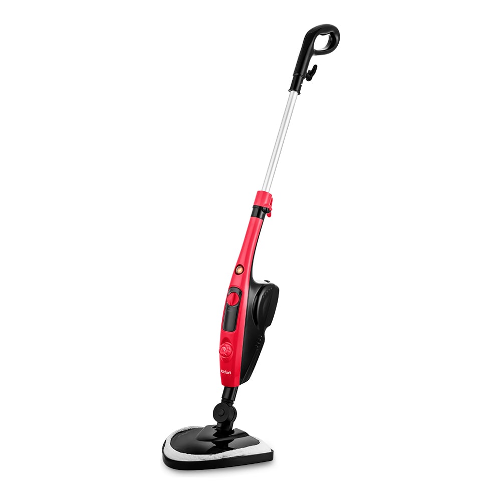 Изображение товара Паровая швабра 2 в 1 KITFORT КТ-1017-1 черно-малиновый