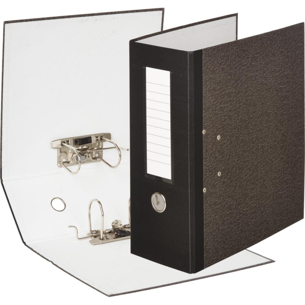 Папка-регистратор Attache папка 20 вкладышей а4 сalligrata карман на корешке 600 мкм 15 мм черная