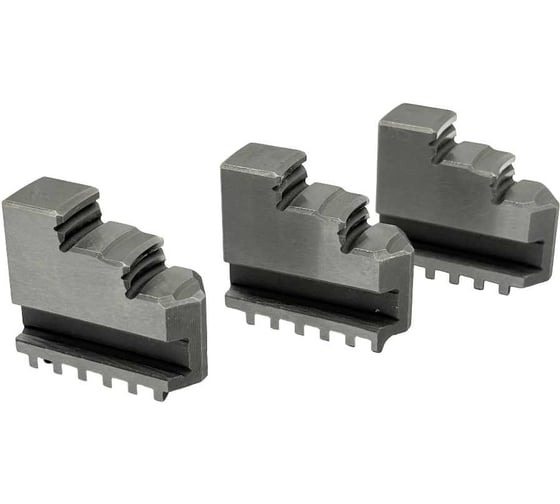 Изображение товара Кулачки обратные к патрону токарному TORNERI ф 100 мм, 3-х кул., шаг 6 мм, ширина 15 мм, паз 8 мм Т018240