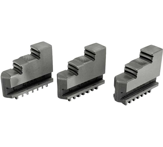 Изображение товара Кулачки обратные к патрону токарному TORNERI ф 125 мм, 3-х кул., шаг 6 мм, ширина 16 мм, паз 8 мм Т018241