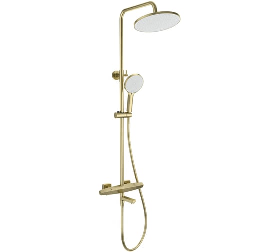Изображение товара Душевая система с термостатом Wonzon & Woghand Брашированное золото WW-B3046-A1-BG