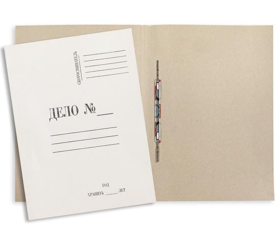 Изображение товара Картонный скоросшиватель Attache Дело № А4, до 200 листов, белый, плотность 280 г/кв.м, 200 шт 1029112