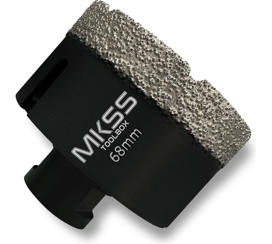 Изображение товара Коронка алмазная универсальная MKSS Toolbox KS2803 HARD 68 мм, M14 для УШМ KS28030068