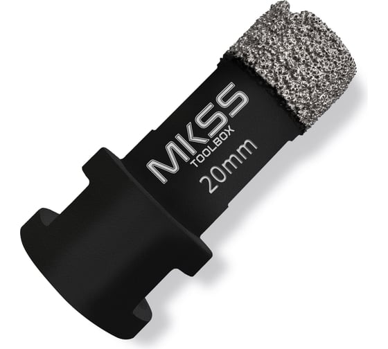 Изображение товара Коронка алмазная универсальная MKSS Toolbox KS2803 HARD 20 мм, M14 для УШМ KS28030020
