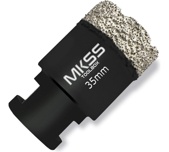 Изображение товара Коронка алмазная универсальная MKSS Toolbox KS2803 HARD 35 мм, M14 для УШМ KS28030035