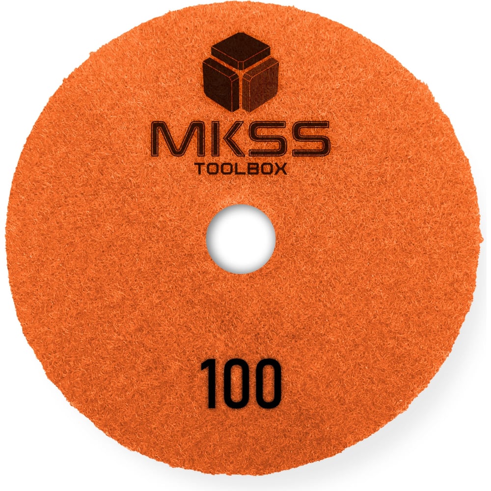 Алмазный гибкий шлифовальный круг MKSS Toolbox MK2604 АГШК Ø100 Р100 для мокрой шлифовки MKSS MK26040100
