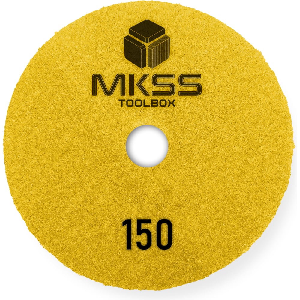 Алмазный гибкий шлифовальный круг MKSS Toolbox MK2604 АГШК Ø100 Р150 для мокрой шлифовки MKSS MK26040150