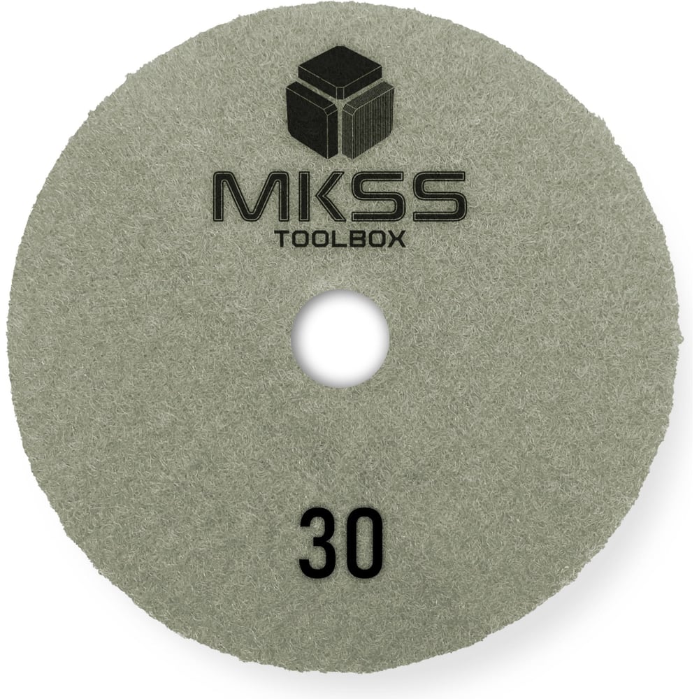 Алмазный гибкий шлифовальный круг MKSS Toolbox MK2604 АГШК Ø100 Р30 для мокрой шлифовки MKSS MK26040030