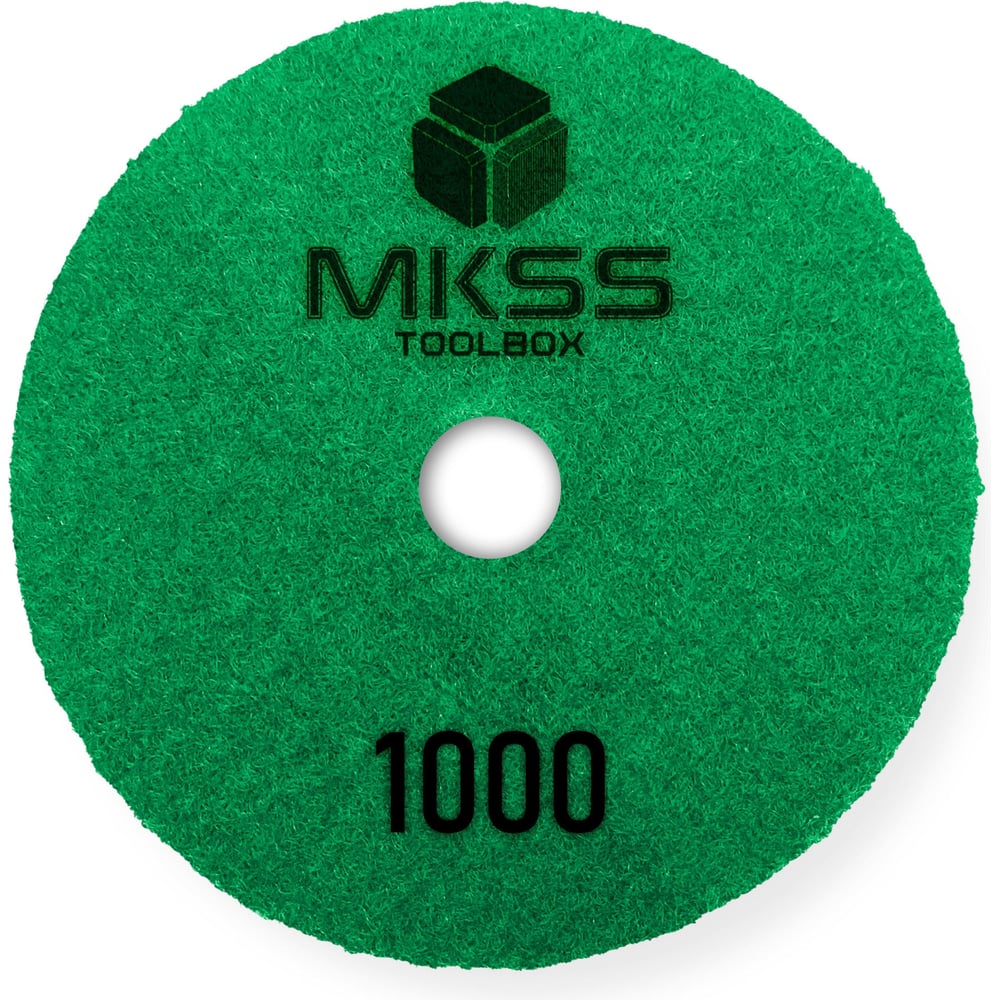 Алмазный гибкий шлифовальный круг MKSS Toolbox MK2604 АГШК Ø100 Р1000 для мокрой полировки MKSS MK26041000