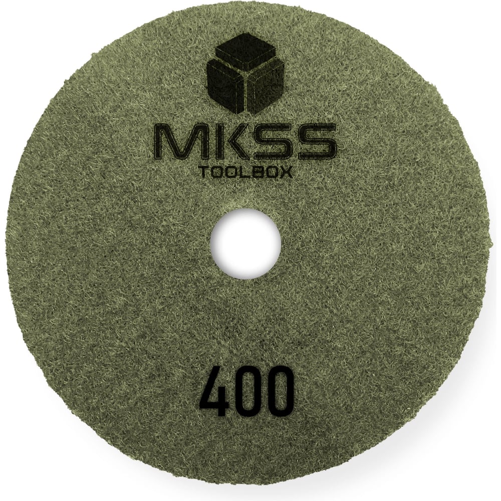 Алмазный гибкий шлифовальный круг MKSS Toolbox MK2604 АГШК Ø100 Р400 для мокрой шлифовки MKSS MK26040400