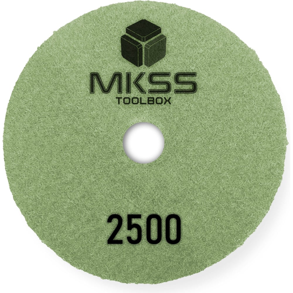 Алмазный гибкий шлифовальный круг MKSS Toolbox MK2604 АГШК Ø100 Р2500 для мокрой полировки MKSS MK26042500