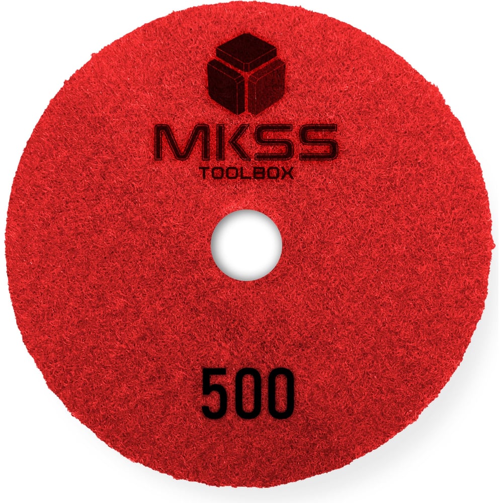 Алмазный гибкий шлифовальный круг MKSS Toolbox MK2604 АГШК Ø100 Р500 для мокрой шлифовки MKSS MK26040500