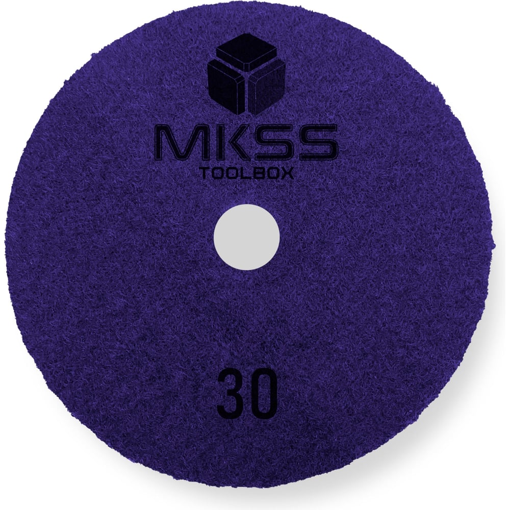 Алмазный гибкий шлифовальный круг MKSS Toolbox MK2606 АГШК Ø100 Р30 для сухой шлифовки MKSS MK26060030