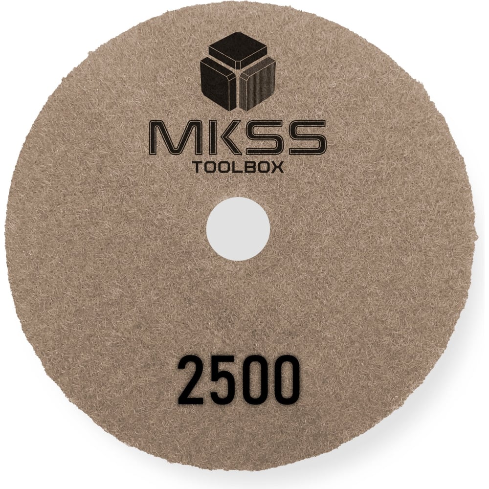 Алмазный гибкий шлифовальный круг MKSS Toolbox MK2606 АГШК Ø100 Р2500 для сухой полировки MKSS MK26062500