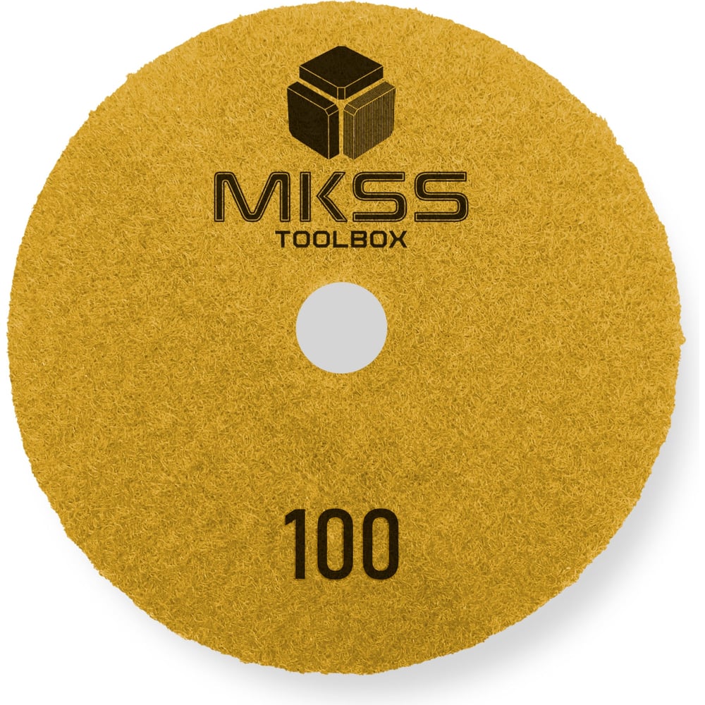 Алмазный гибкий шлифовальный круг MKSS Toolbox MK2606 АГШК Ø100 Р100 для сухой шлифовки MKSS MK26060100
