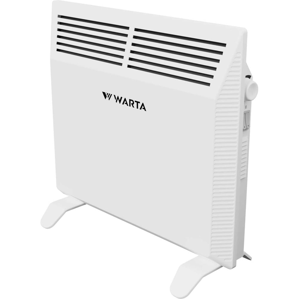 Изображение товара Электрический конвектор WARTA WHC-1000 S для обогрева до 15 м² 1 кВт настенно-напольный