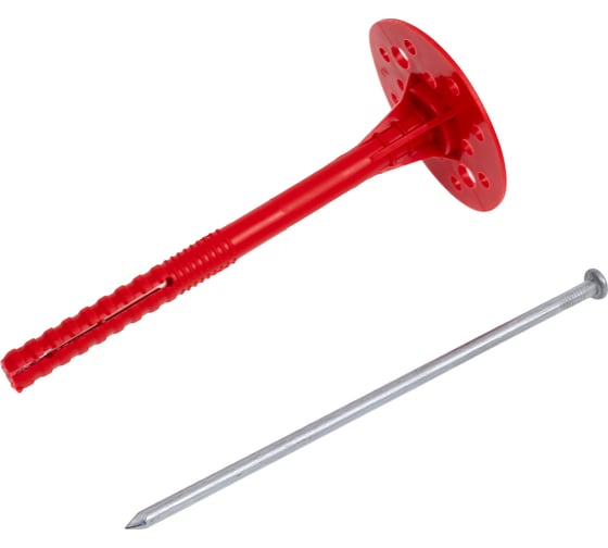 Изображение товара Дюбель для теплоизоляции STARFIX 10x140 мм с металлическим гвоздем 50 шт в дой-паке SMD5-61208-50