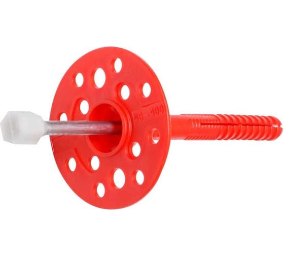 Изображение товара Дюбель для теплоизоляции STARFIX 10x120 мм с металлическим гвоздем, термоголовка 50 шт в дой-паке SMD5-54110-50