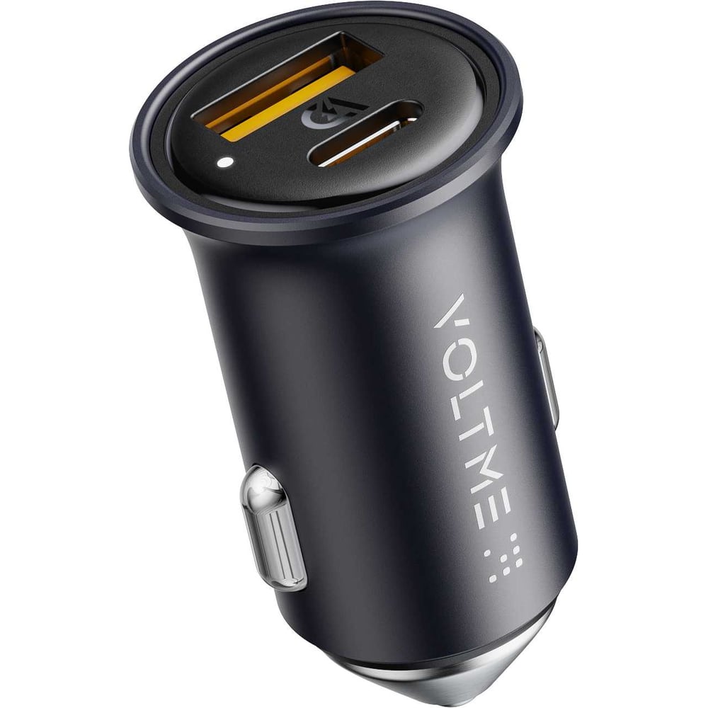 Изображение товара АЗУ VOLTME Cazo C30CA Car Charger, 30W, PD3.0, QC4+, черный / темно синий D2014