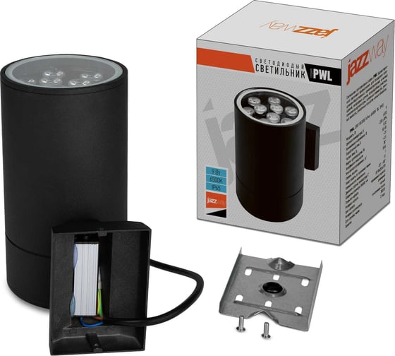 Изображение товара Светодиодный светильник Jazzway архитектурный PWL-200110/30D 1х9Вт 6500К BL 230В/50Гц IP65 черный 2857965B