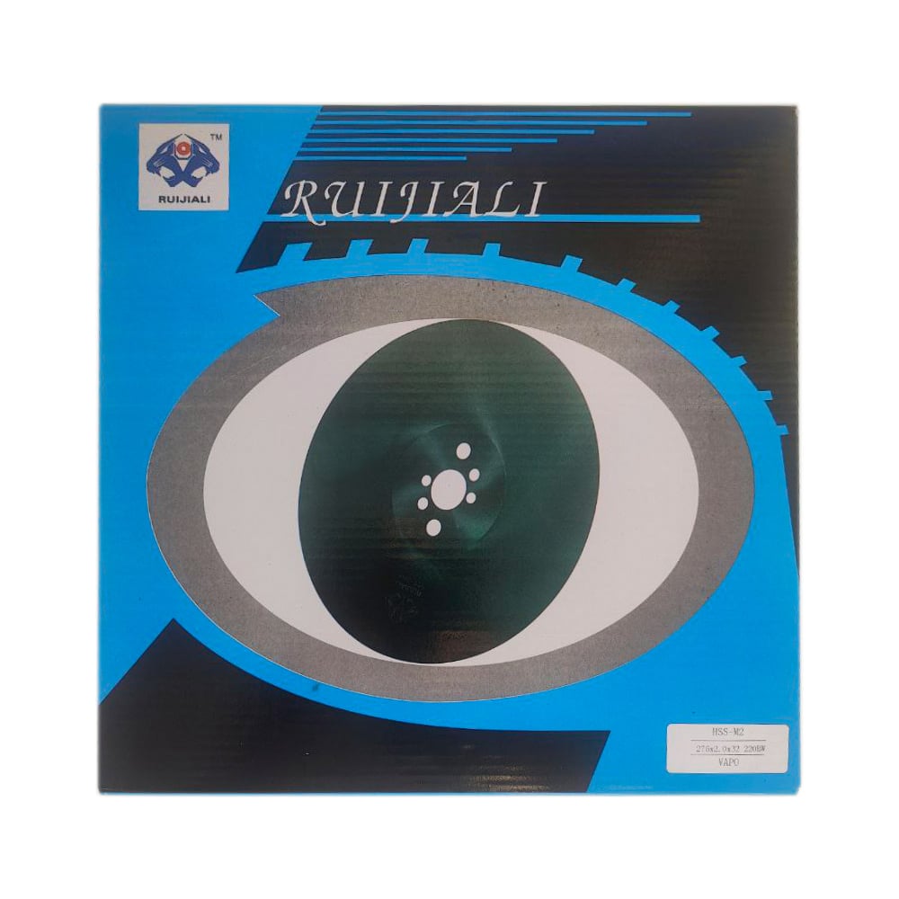 Изображение товара Пильный диск по металлу HSS RUIJIALI DMo5 M2 VAPO 275x2.0x32 220BW Универсальный для резки металла