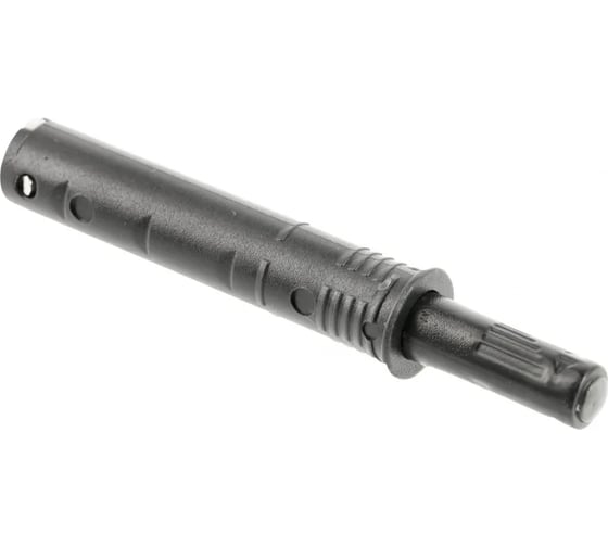 Изображение товара Врезной выталкиватель GTV Salto Nova короткий, с каучуковым окончанием, черный AM-SVW-KR-GM-20