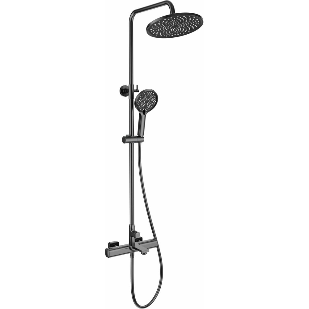 Изображение товара Душевая система с термостатом Wonzon & Woghand WW-C3011-A-BGG темный графит