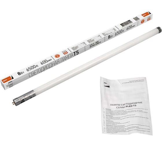 Изображение товара Светодиодная лампа Jazzway PLED T5-600GL FR 8Вт матовая 6500К холодный белый 230В/50Гц 5016040