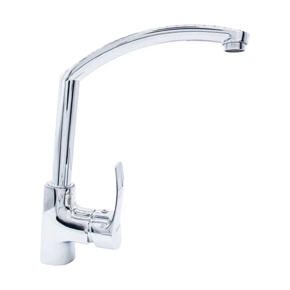 Изображение товара Смеситель для кухни DORON DС 21351-N шаровый хром высокий излив