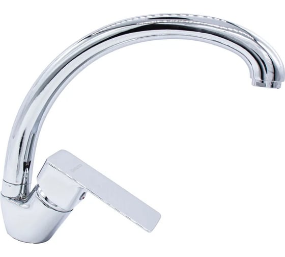 Изображение товара Смеситель для кухни Damento FLORA CU04.01, шаровый, хром, излив 380 мм, п/г 000241