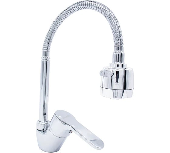 Изображение товара Смеситель для кухни Damento MIO CU08.01, шаровый, хром, излив 500 мм, п/г 000024