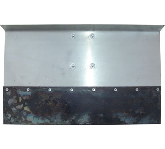 Изображение товара Лопата-движок RUSСАД На века, 500x340x2 мм, алюм., 1-но бортный, с накладкой 12 см, сталь 65Г 7697