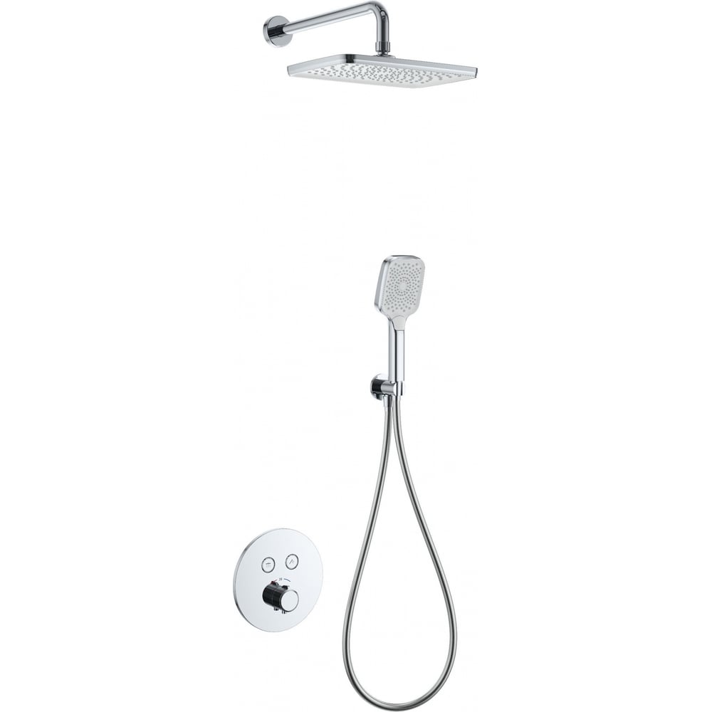Изображение товара Встроенная душевая система с термостатом Wonzon & Woghand Хром WW-D2017-A-CR