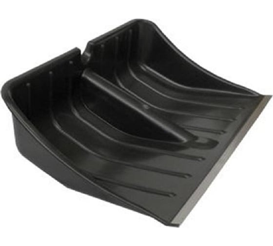 Изображение товара Лопата снеговая Саморезик ЗИМА №9 черная, пластик, алюм. планка, d-3 2мм, ковш 550х380, б/ч ЗИ-00482